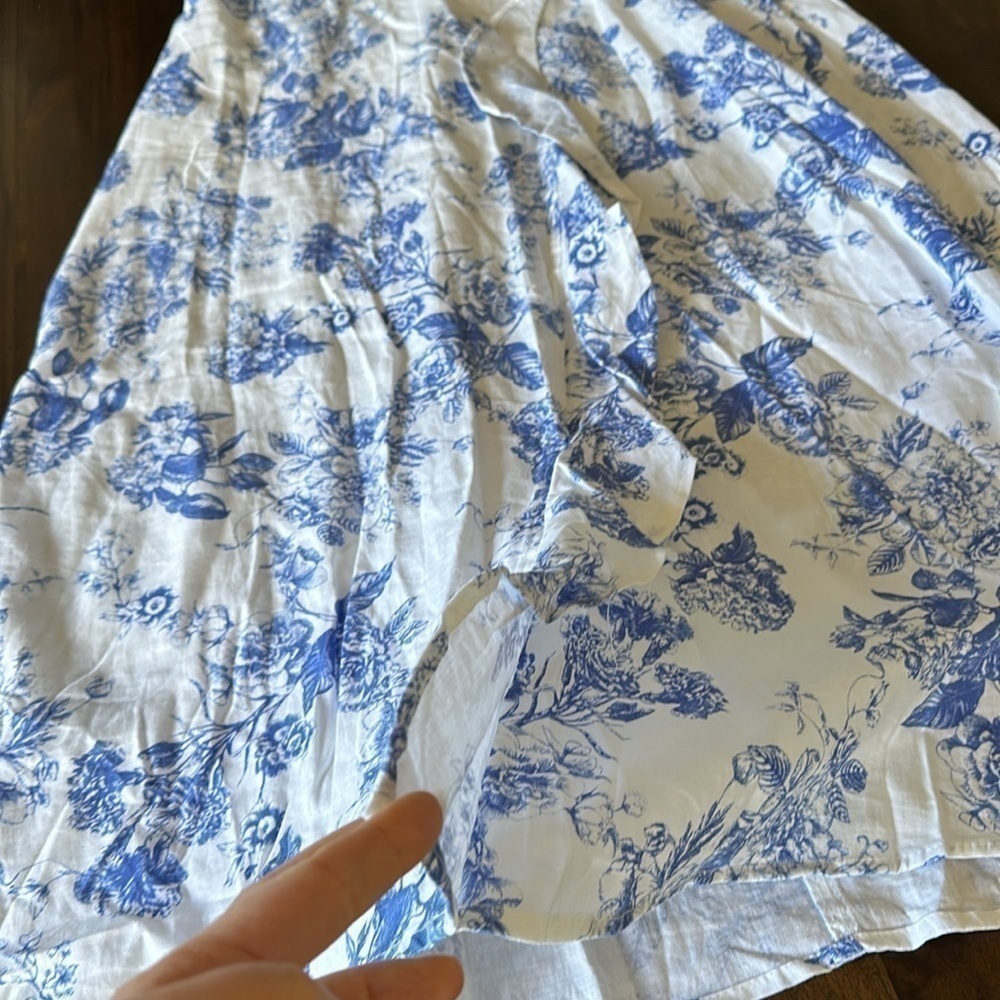 Land n Sea midi skirt with ruffle small or medium - Picture 2 of 6